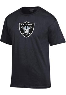 Champion Las Vegas Raiders Black Jersey Short Sleeve T Shirt