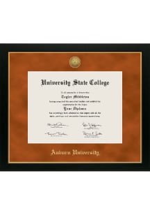 Auburn Tigers Medallion Manchester Diploma Frame - Orange