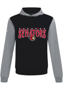 Levelwear Ottawa Senators Mens Black Ultimate Snowflakes Long Sleeve Hoodie