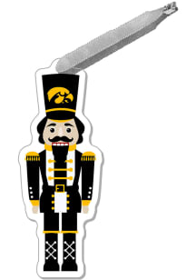 Iowa Hawkeyes Nutcracker Ornament - Black