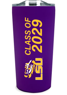 LSU Tigers 18oz Class of 2029 Soft Touch Stainless Steel Tumbler - Purple