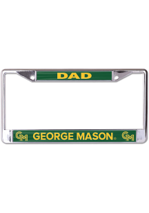 George Mason University Dad License Plate Frame - Green