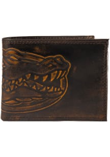 Florida Gators Leather Debossed Mens Bifold Wallet
