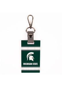 Michigan State Spartans Green Logo Luggage Tag