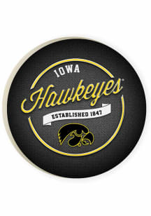 Iowa Hawkeyes 2 Pack Color Design Car Coaster - Yellow