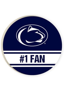 Penn State Nittany Lions 2 Pack Color Logo Car Coaster - Blue