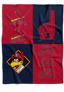 St Louis Cardinals Domino Swaddle Baby Blanket