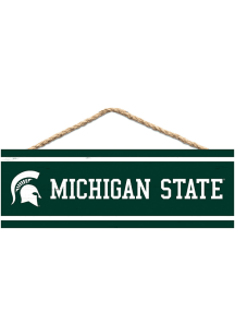 Michigan State Spartans Hanging Classic Sign - Green