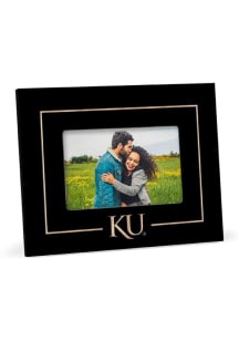 Kansas Jayhawks Logo Picture Frame Picture Frame - Black