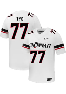 Taran Tyo  Nike Cincinnati Bearcats White Football NIL Name And Number Football Jersey