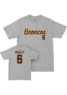 Jalen Buckley Western Michigan Broncos Youth Grey NIL Script Player Tee