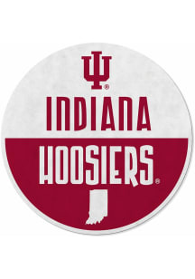 Indiana Hoosiers Round Classic Pennant - White