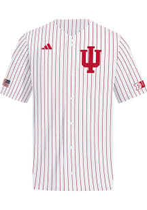 Adidas Indiana Hoosiers Mens White Replica Baseball Jersey