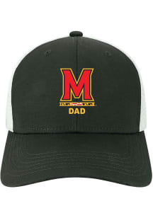 Legacy Maryland Terrapins Dad Mid Pro Snap Trucker Adjustable Hat - Black
