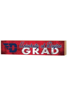 KH Sports Fan Dayton Flyers Grad graduation graphic Sign - Red