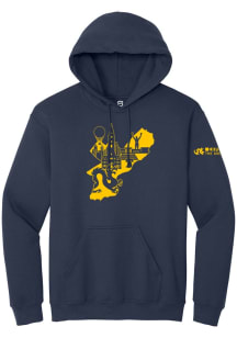 Summit Sportswear Drexel Dragons Mens Navy Blue Welcome Week 2018 Long Sleeve Hoodie