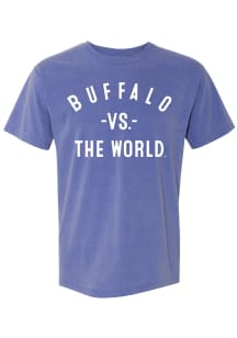 Buffalo Light Blue Vs the world Short Sleeve Fashion T Shirt