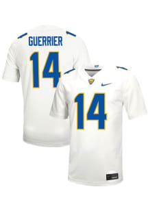 Joshua Guerrier   Pitt Panthers White Football Football Name And Number Football Jersey