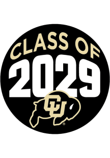 Colorado Buffaloes 3" Class of 2029 Button - Black