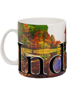 Indiana Color Relief 18 oz Ceramic Mug - White
