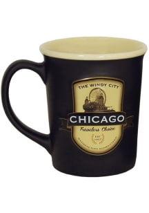 Chicago Emblem 18 oz Ceramic Mug - White