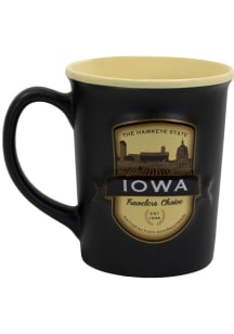 Iowa Emblem Ceramic Mug - White