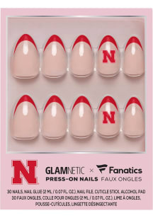 Nebraska Cornhuskers Glamnetic Press On Nails Cosmetics