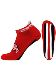 Ohio State Buckeyes Footie Mens No Show Socks