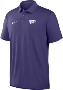 Nike K-State Wildcats Mens Purple DriFit Tour Short Sleeve Polo