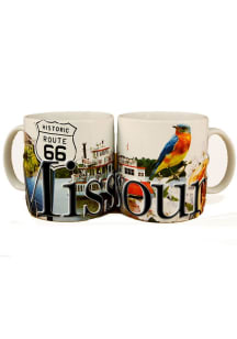 Missouri Full Color Relief 18oz Ceramic Mug - White