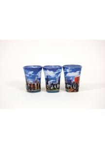 Chicago Color Wrap Shot Glass