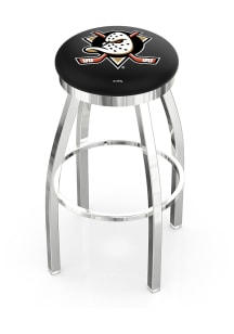 Anaheim Ducks Chrome Pub Stool - Silver