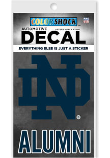 Notre Dame Fighting Irish Alumni Auto Decal - Navy Blue