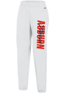 Champion Auburn Tigers Womens Powerblend White Sweatpants