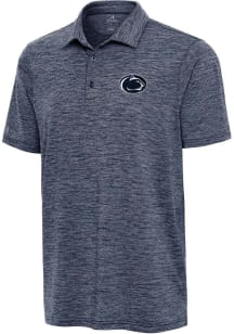 Antigua Penn State Nittany Lions Mens Navy Blue Sprout Short Sleeve Polo