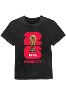 FIFA Kansas City Black Stone Washed Short Sleeve T Shirt