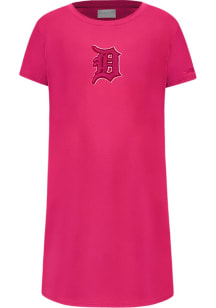 Pro Standard Detroit Tigers Girls Pink Classic Triple Pink Short Sleeve Dress