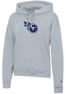 Champion Tennessee Titans Womens Grey Powerblend Hooded Sweatshirt