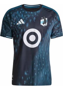 Minnesota United FC Mens Adidas Authentic Soccer Authentic Home Jersey - Blue