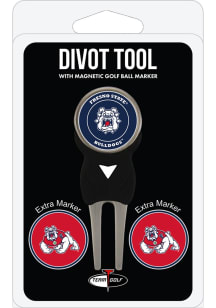 Fresno State Bulldogs 3 Pack Ball Marker Divot Tool
