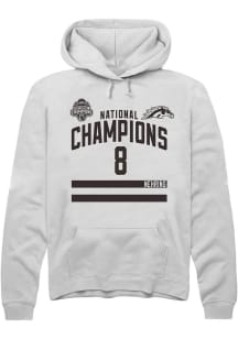 Zach Nehring Western Michigan Broncos Mens White NIL 2025 National Champions Shirzee Player Hood