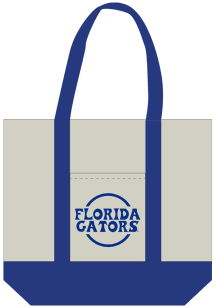 Florida Gators White Mini Canvas Tote