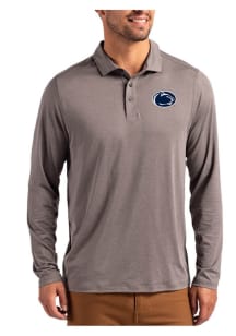 Cutter and Buck Penn State Nittany Lions Mens Graphite Coastline Long Sleeve Polo Shirt