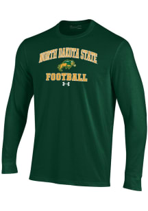 Under Armour North Dakota State Bison Green Football Football Performance Long Sleeve T Shirt