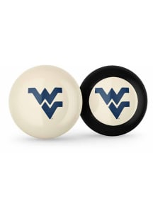 West Virginia Mountaineers Team Logo Cue Ball and 8 Ball Combo Billiard Balls