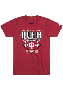 Homefield Indiana Hoosiers Crimson 2026 Peach Bowl Short Sleeve T Shirt