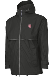 Harvard Crimson Mens Black H Logo Light Weight Jacket