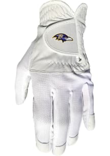 Baltimore Ravens White Cool Mesh Golf Gloves