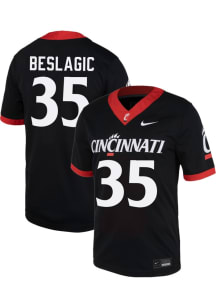 Dino Beslagic  Nike Cincinnati Bearcats Black Football NIL Game Football Jersey