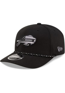 New Era Buffalo Bills Flag Rope 9SEVENTY Adjustable Hat - Black